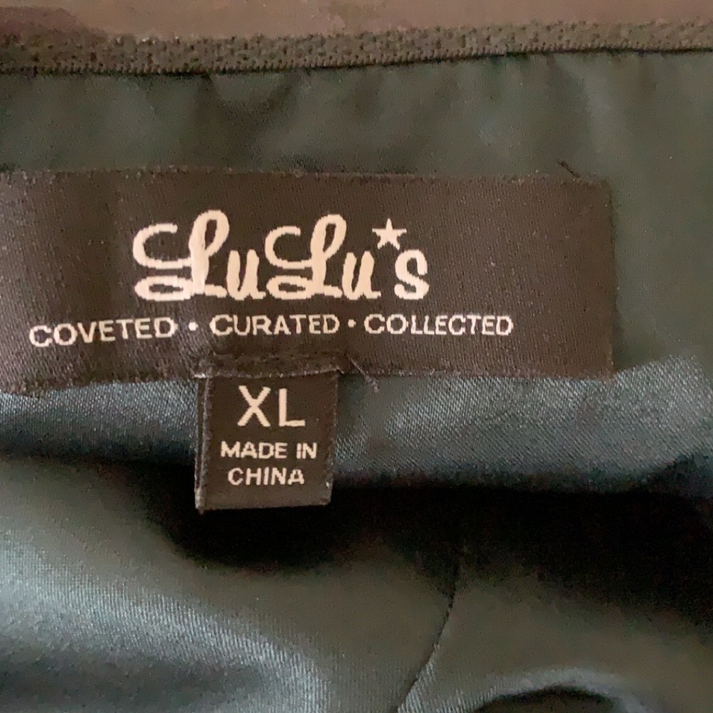 Lulu's Green Strapless Gown for Weddings - Picture 2 of 6